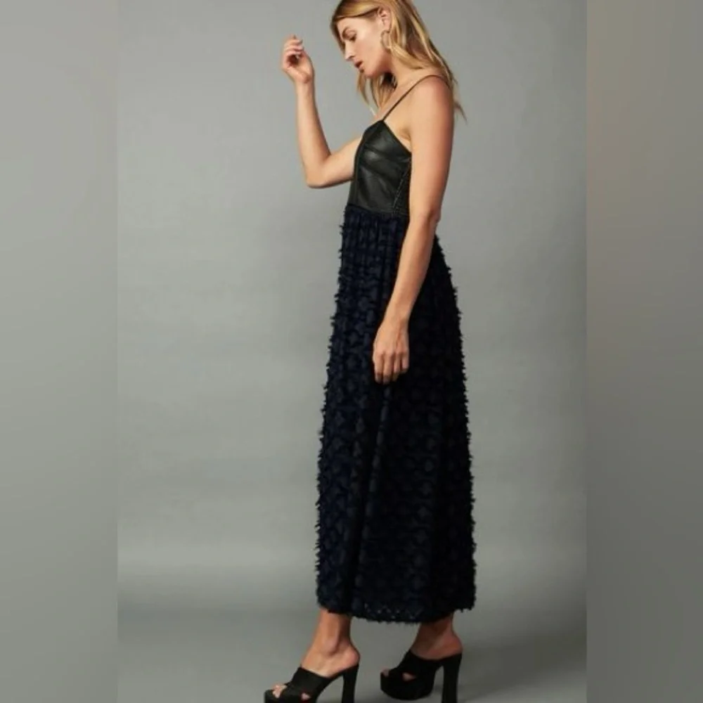 Current Air SLEEVLESS DRESS TEXTURED MAXI DRESS Size XS - Picture 2 of 8